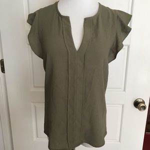 Blouse with Ruffle Sleeves